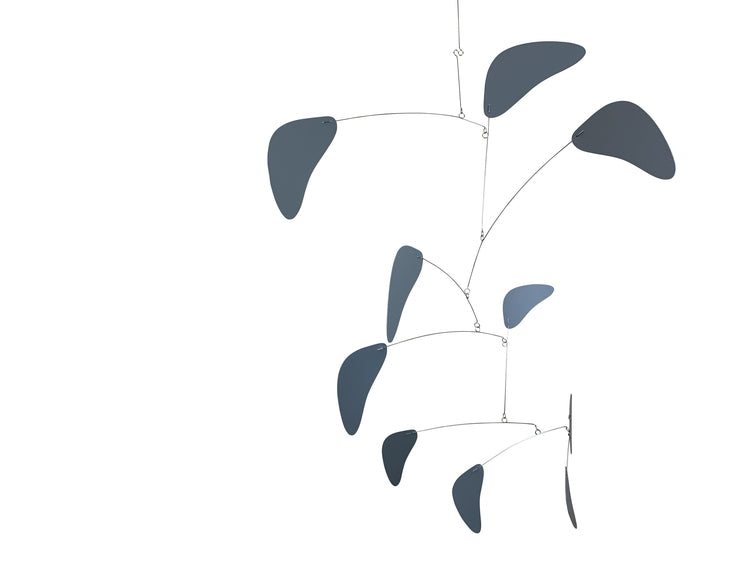 Cascade Style Kinetic Mobile – Modern Hanging Sculpture for Office, Entryway, or Bedroom