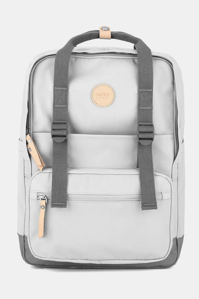 Himawari Waterproof Canvas Backpack With Side Pockets