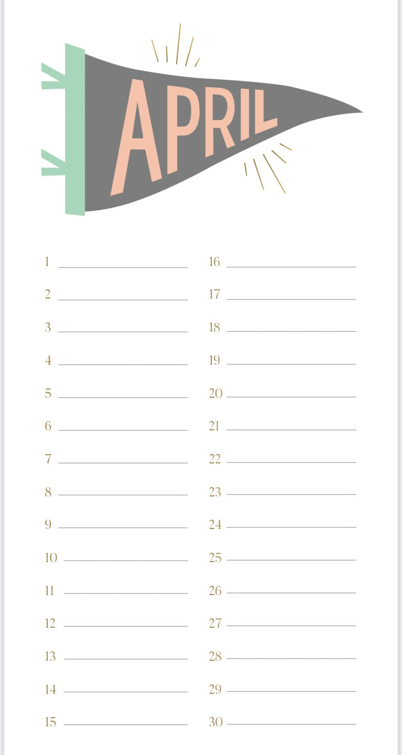 Celebration Calendar