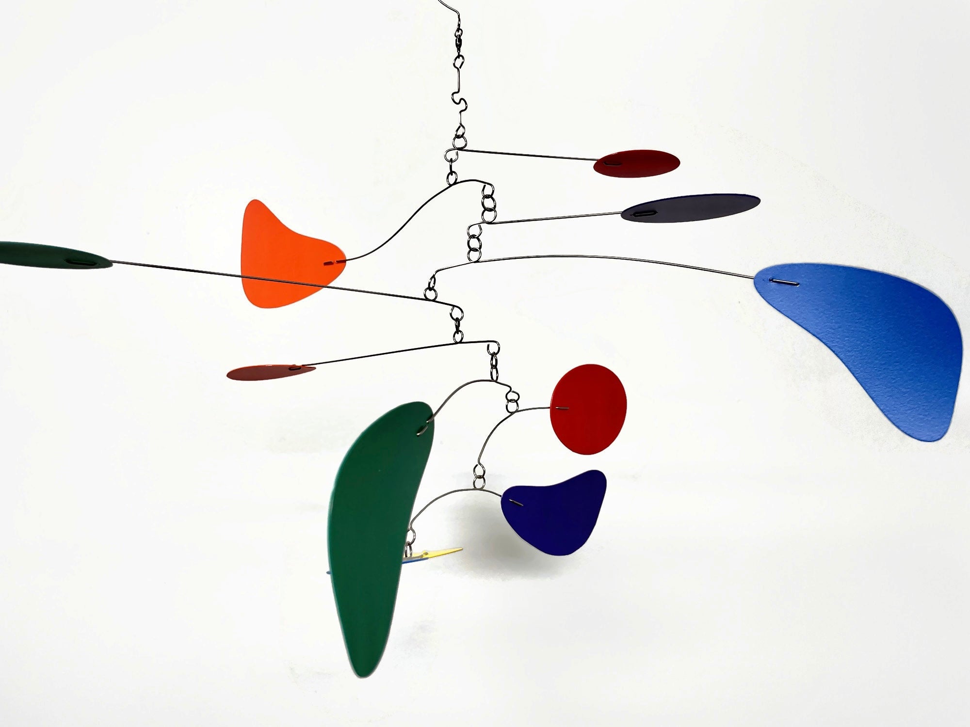 Rainbow Baby Mobile • Mid‑Century Modern Kinetic Art for Nursery - Discovery Style