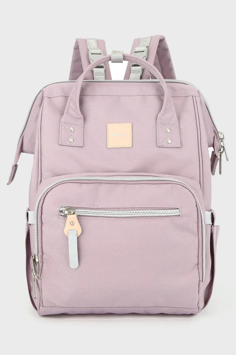 Himawari Waterproof Canvas Backpack With Side Pockets