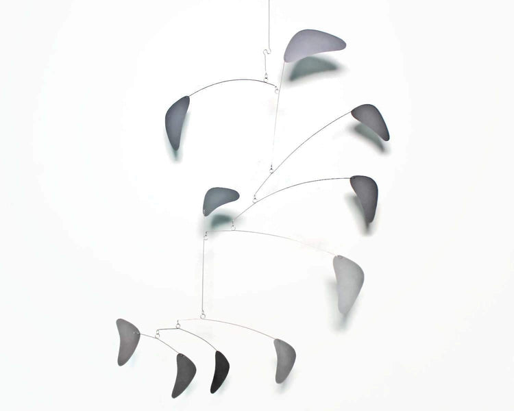 Cascade Style Kinetic Mobile – Modern Hanging Sculpture for Office, Entryway, or Bedroom