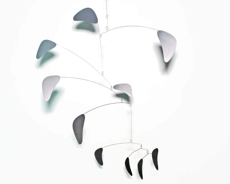 Cascade Style Kinetic Mobile – Modern Hanging Sculpture for Office, Entryway, or Bedroom