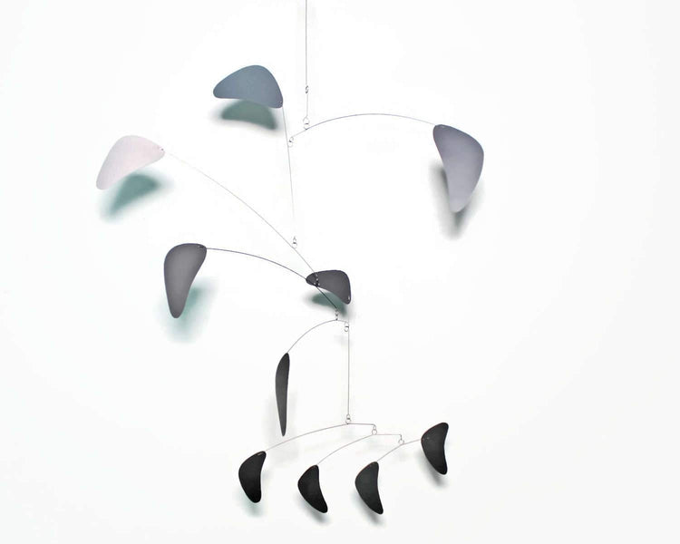 Cascade Style Kinetic Mobile – Modern Hanging Sculpture for Office, Entryway, or Bedroom