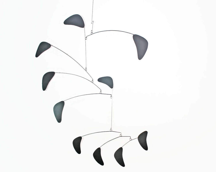 Cascade Style Kinetic Mobile – Modern Hanging Sculpture for Office, Entryway, or Bedroom