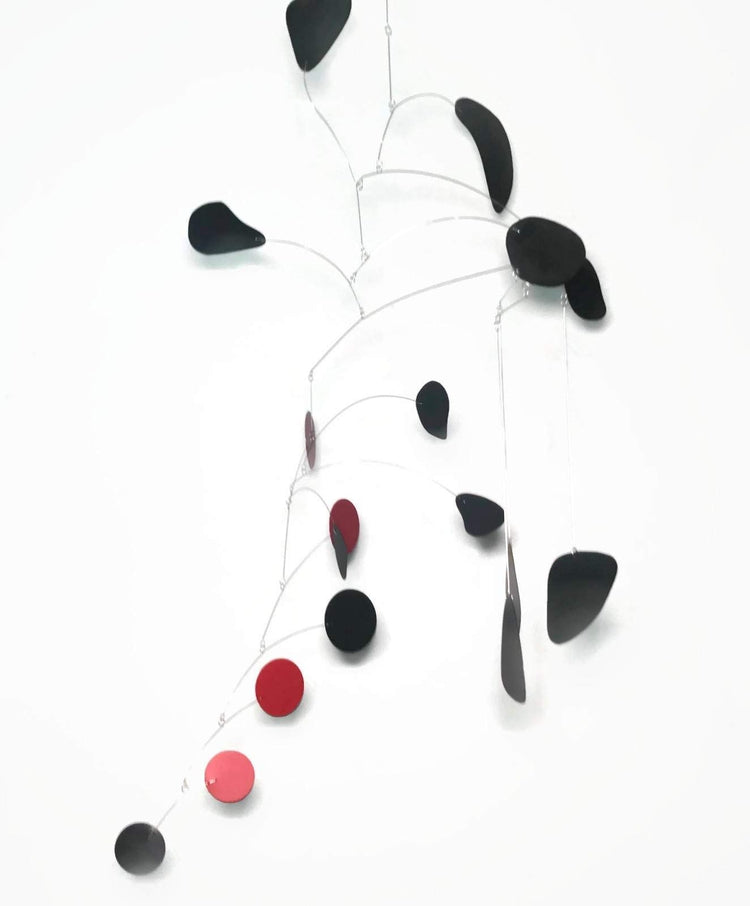 Bay 1 – Black & Red Kinetic Mobile | Mid-Century Modern Art Commissioned for Hudson’s Bay