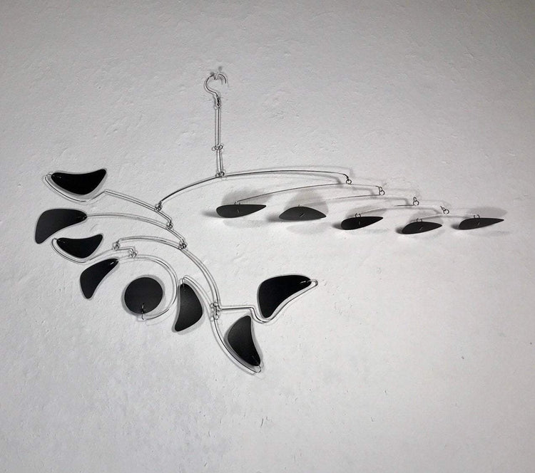 Serenity Style Mobile – Relaxing Kinetic Sculpture for Low Ceilings by Carolyn Weir