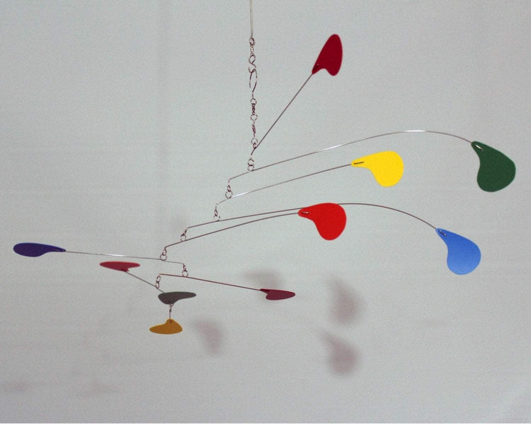 DewDrop Style Hanging Mobile – Colorful Kinetic Art for Nursery, Office, or Entryway