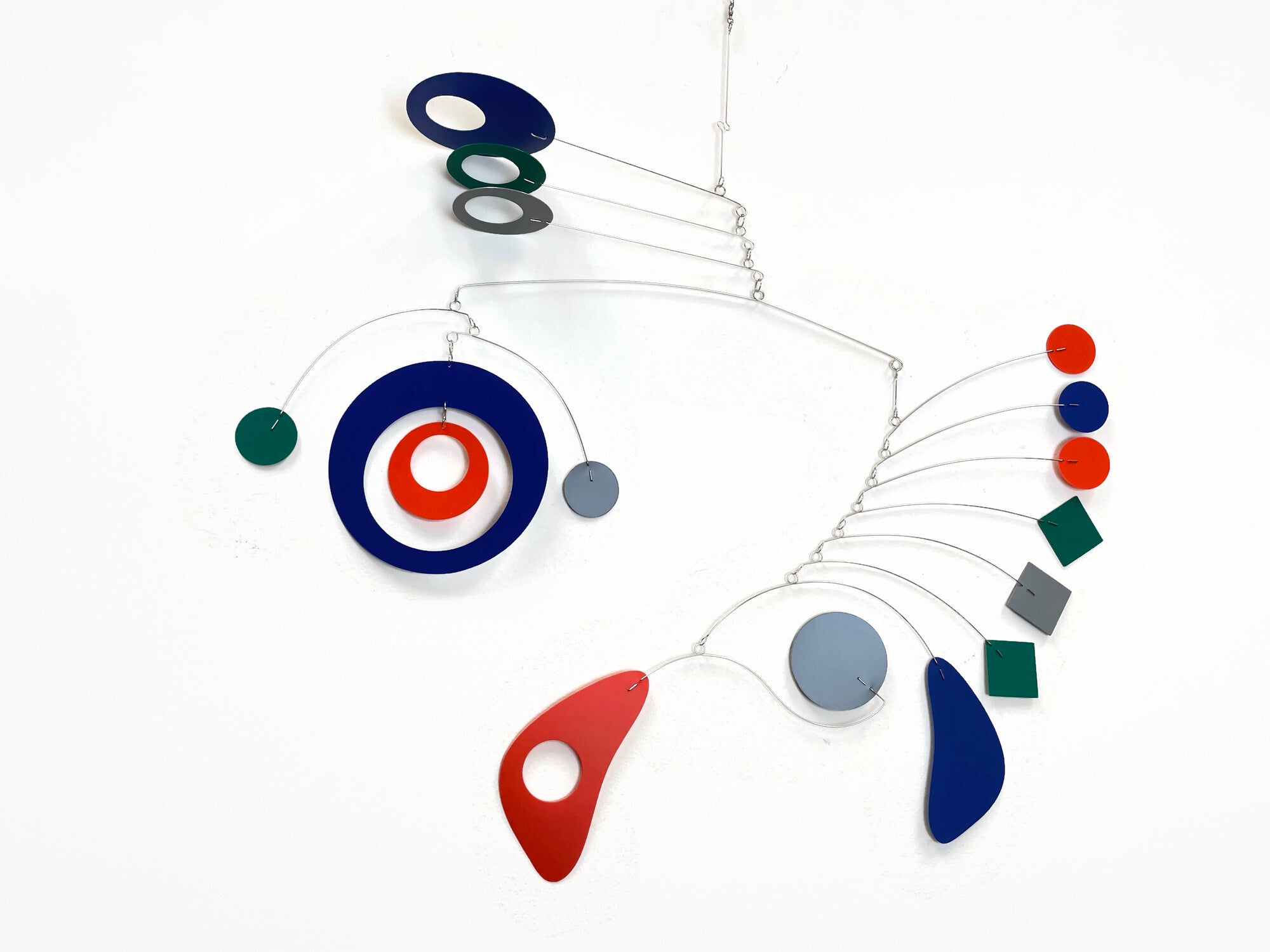 Hanging Mobile Art 30 x 26 in Space Style - Mobile for Nursery or Playroom