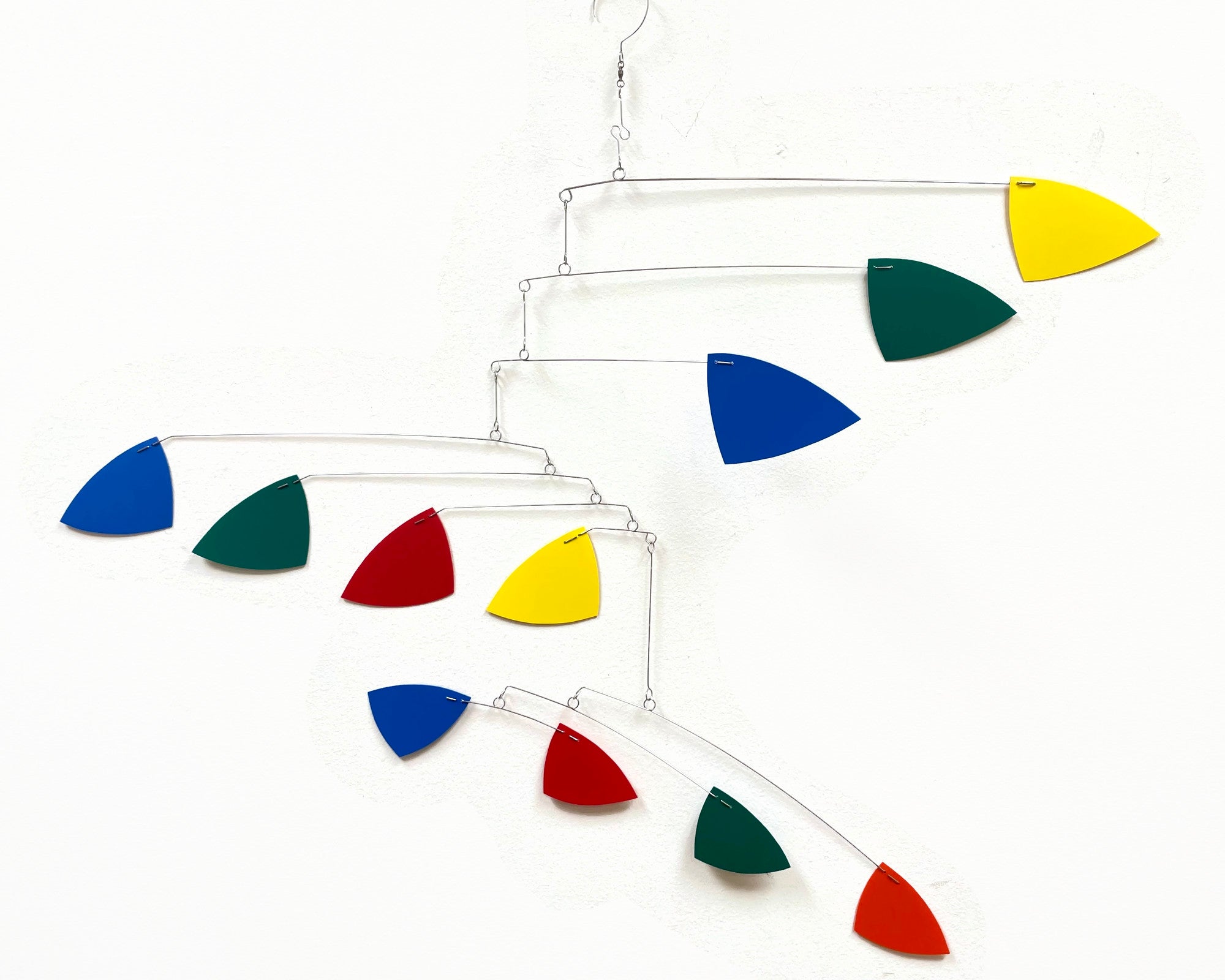 Sculpted Sails Mobile Rainbow – Colorful Kinetic Art for Nursery, Playroom, or Classroom