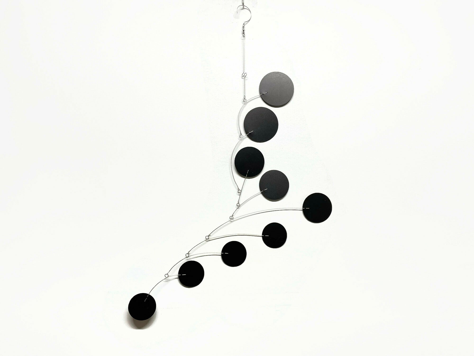 Mobile Art Bubble Wave in Black Mid Century Modern