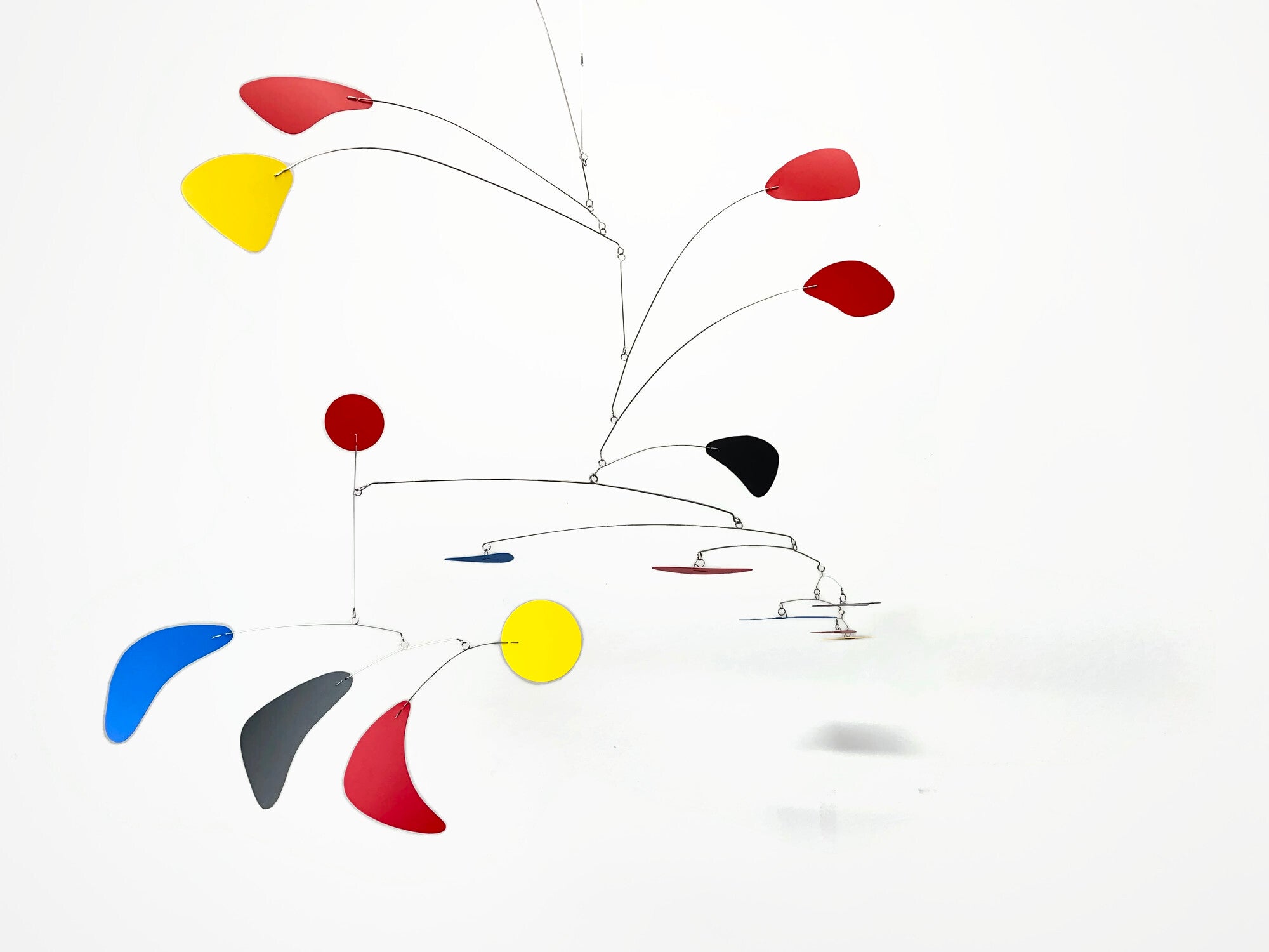 Mobile Large Mid Century Modern in Hudson's Bay 2 Style Kinetic Hanging Sculpture for your Business or Home in mid mod colors