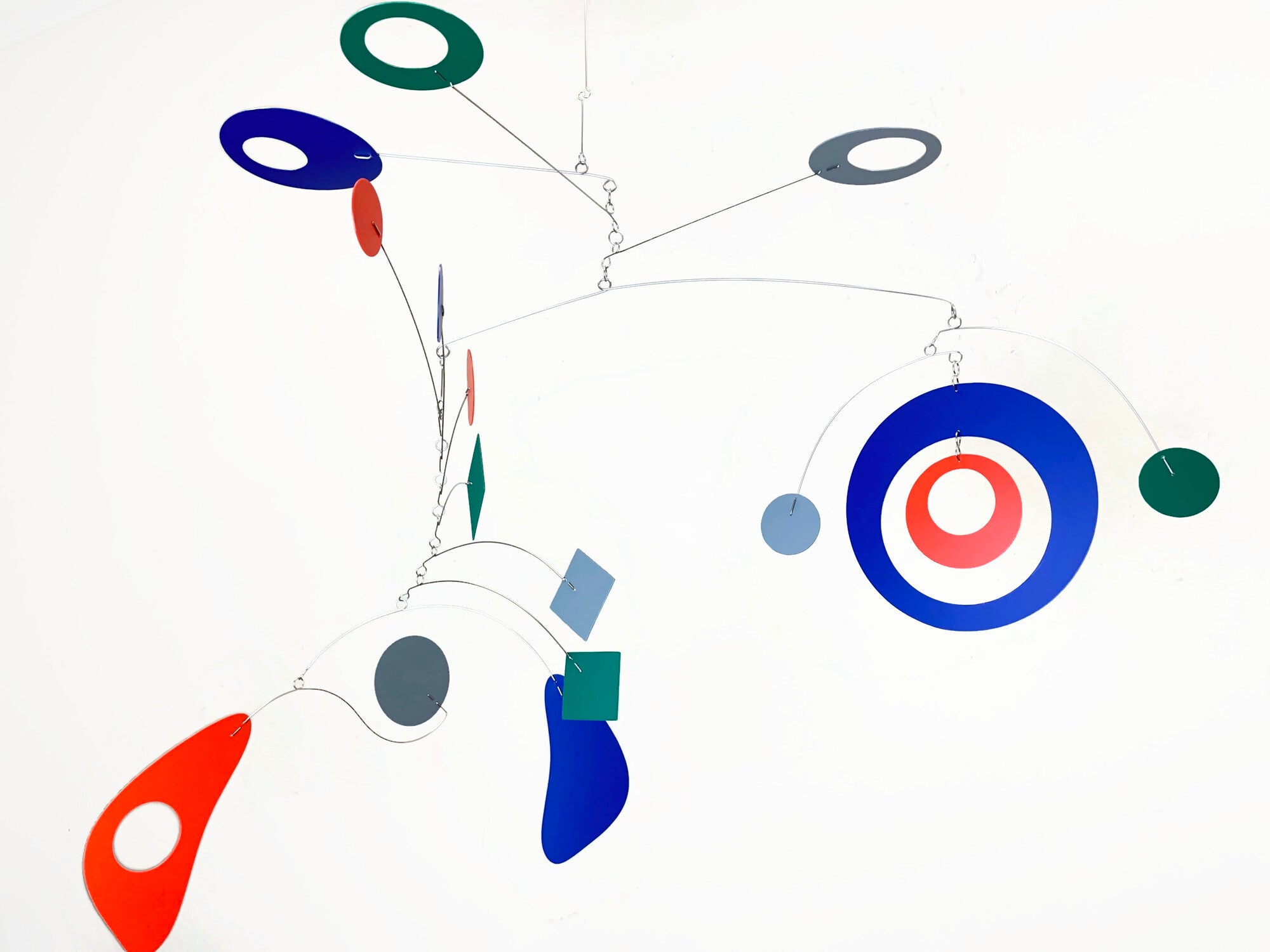 Hanging Mobile Art 30 x 26 in Space Style - Mobile for Nursery or Playroom