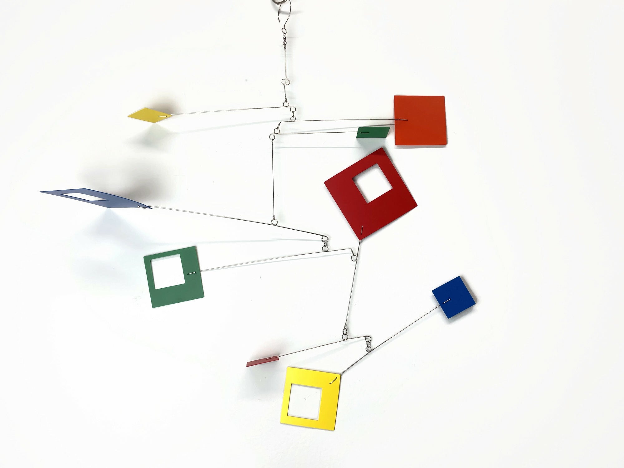 Art Mobile 24 x 24 For View From Below Hoshi Style Modern Kinetic Sculpture Squares