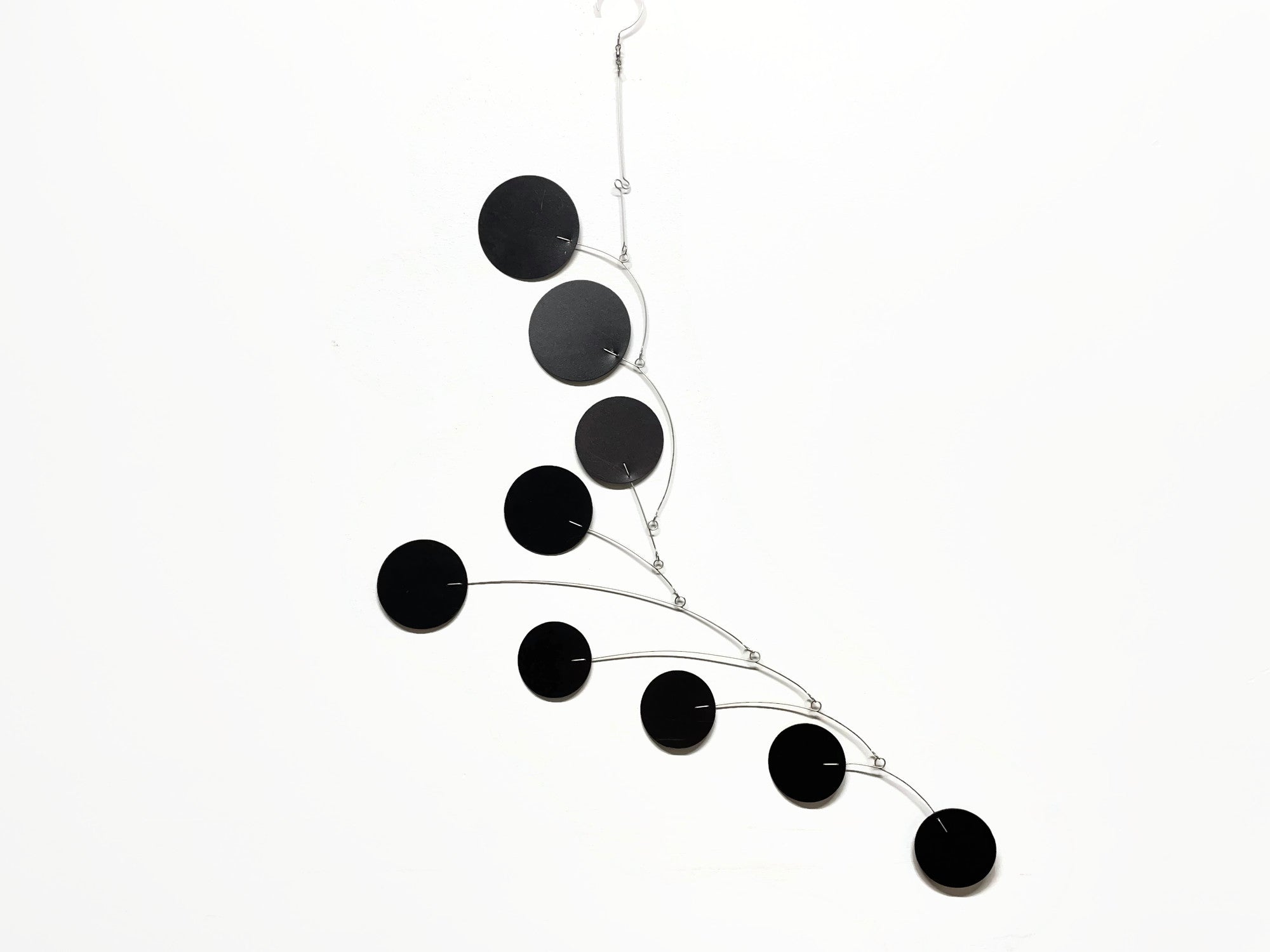 Mobile Art Bubble Wave in Black Mid Century Modern
