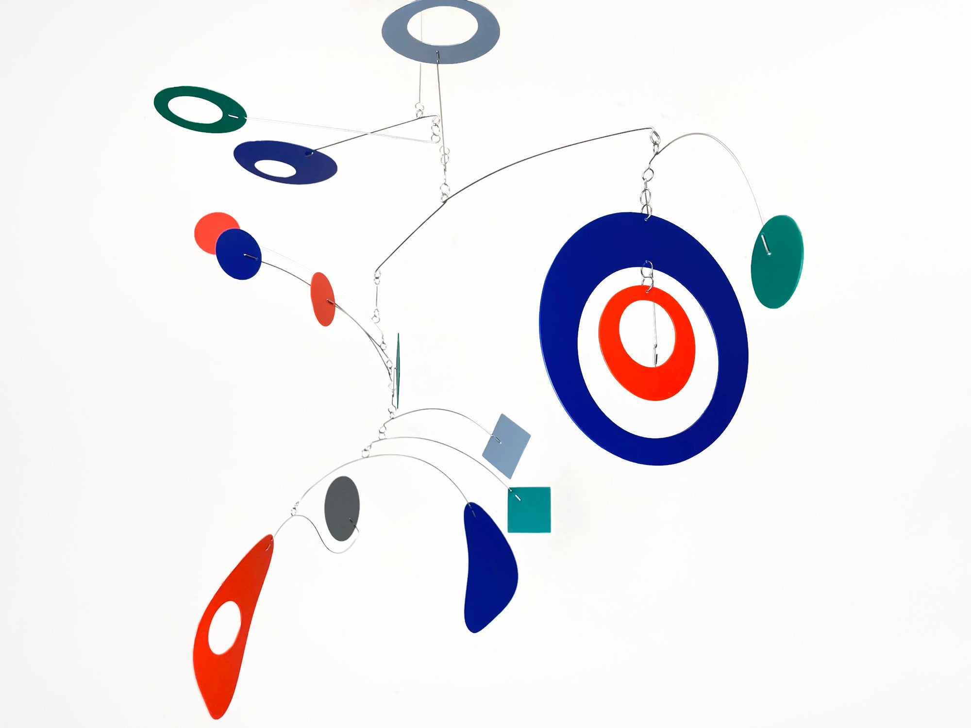 Hanging Mobile Art 30 x 26 in Space Style - Mobile for Nursery or Playroom