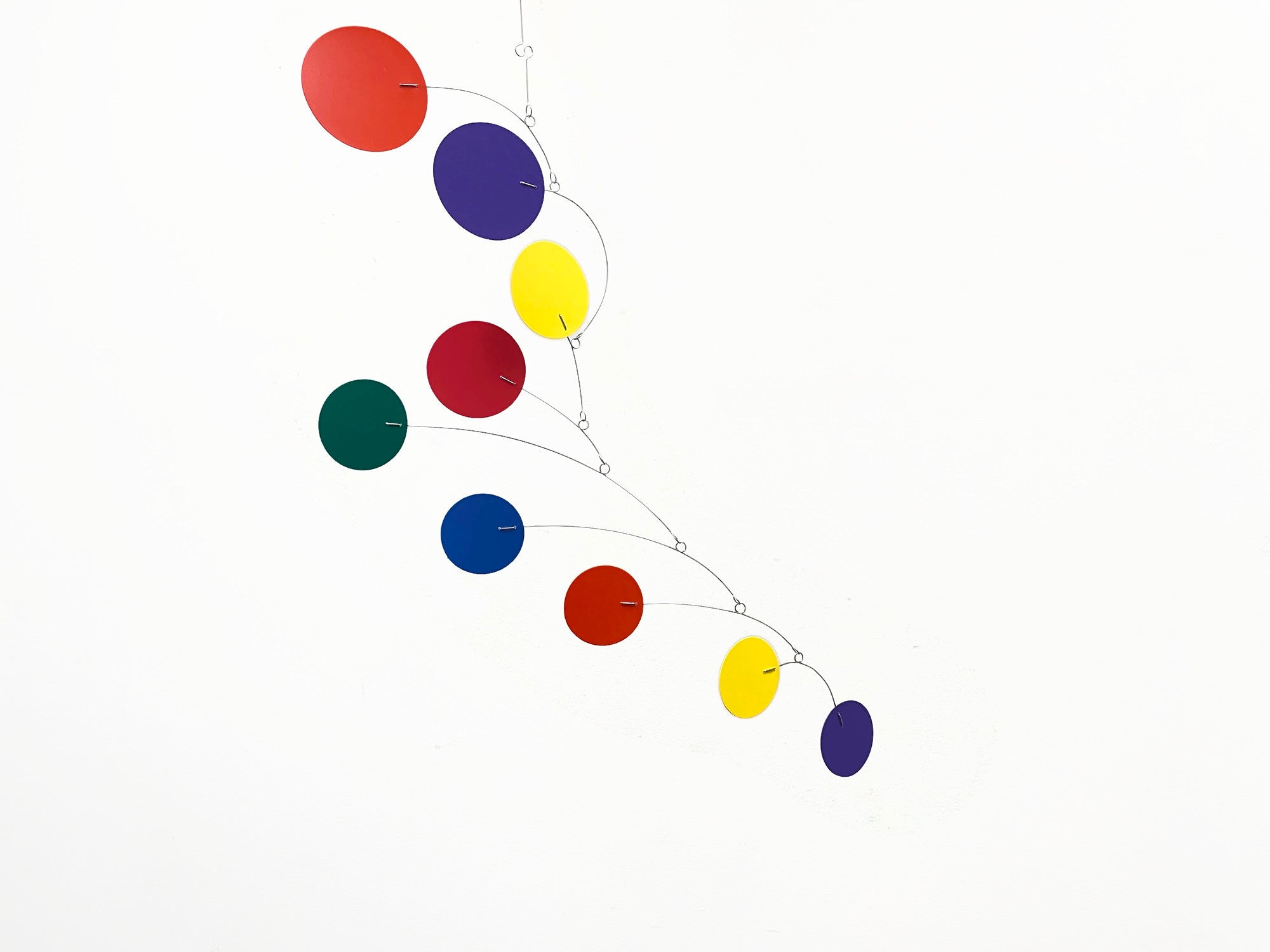 Mobile Art Bubble Wave in Rainbow Fun Circles