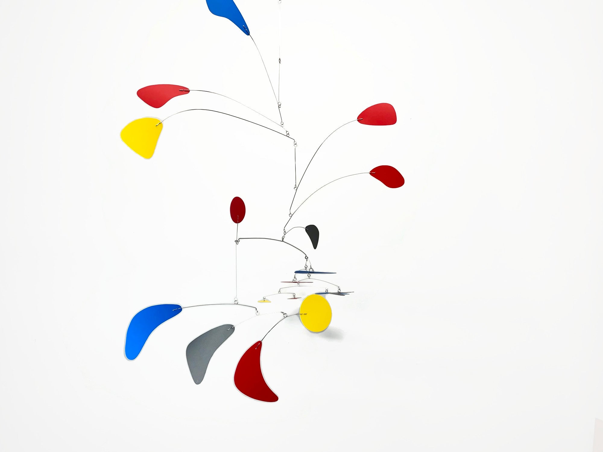Mobile Large Mid Century Modern in Hudson's Bay 2 Style Kinetic Hanging Sculpture for your Business or Home in mid mod colors