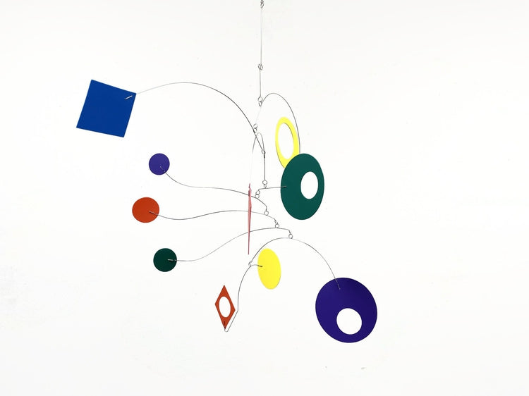 Modern Mobile Baby 25 x 28 Rainbow in Dixon Style Mid Century Modern Nursery Decor