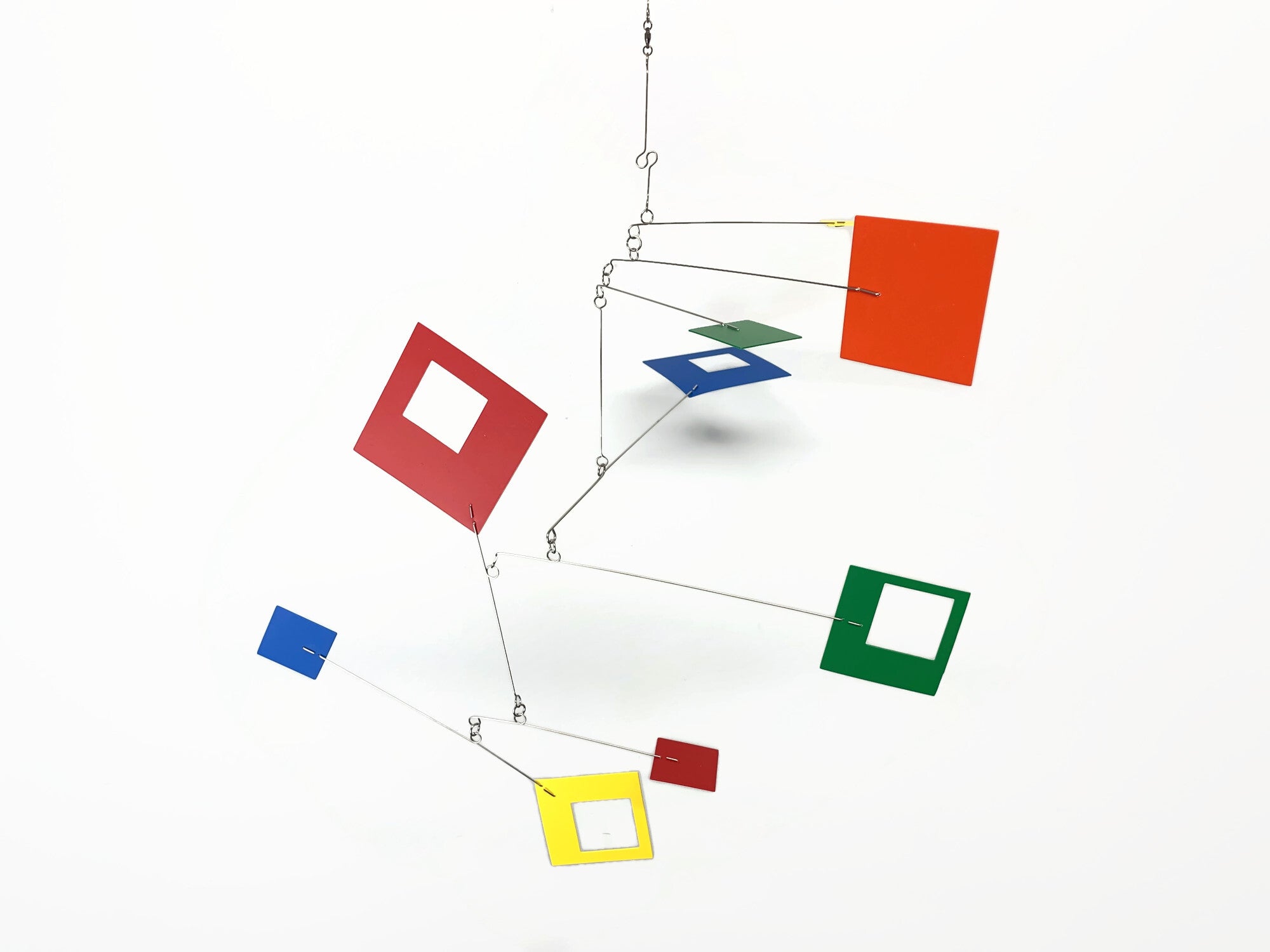 Art Mobile 24 x 24 For View From Below Hoshi Style Modern Kinetic Sculpture Squares