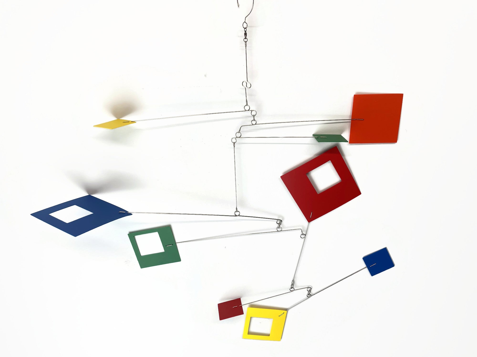 Art Mobile 24 x 24 For View From Below Hoshi Style Modern Kinetic Sculpture Squares