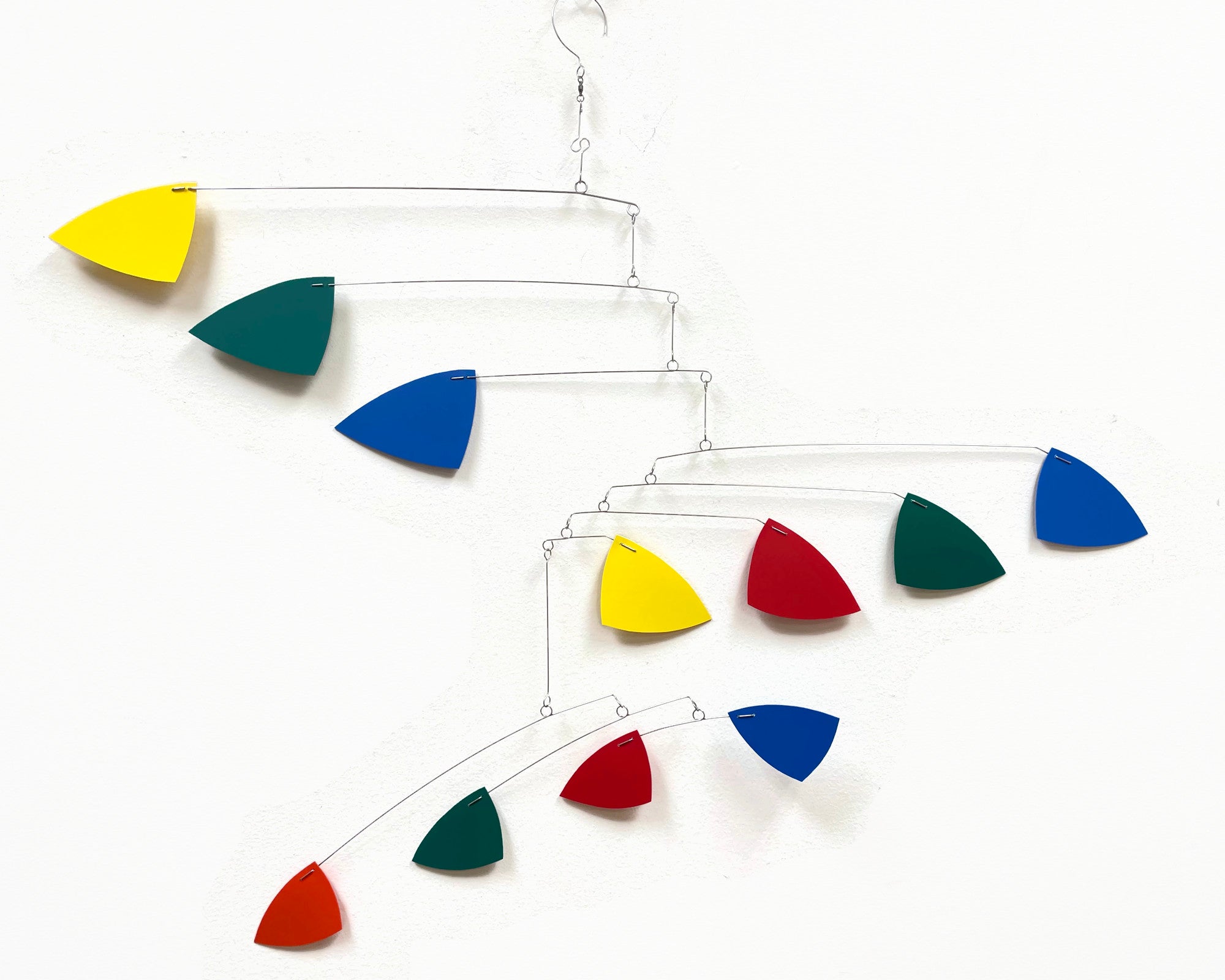 Sculpted Sails Mobile Rainbow – Colorful Kinetic Art for Nursery, Playroom, or Classroom