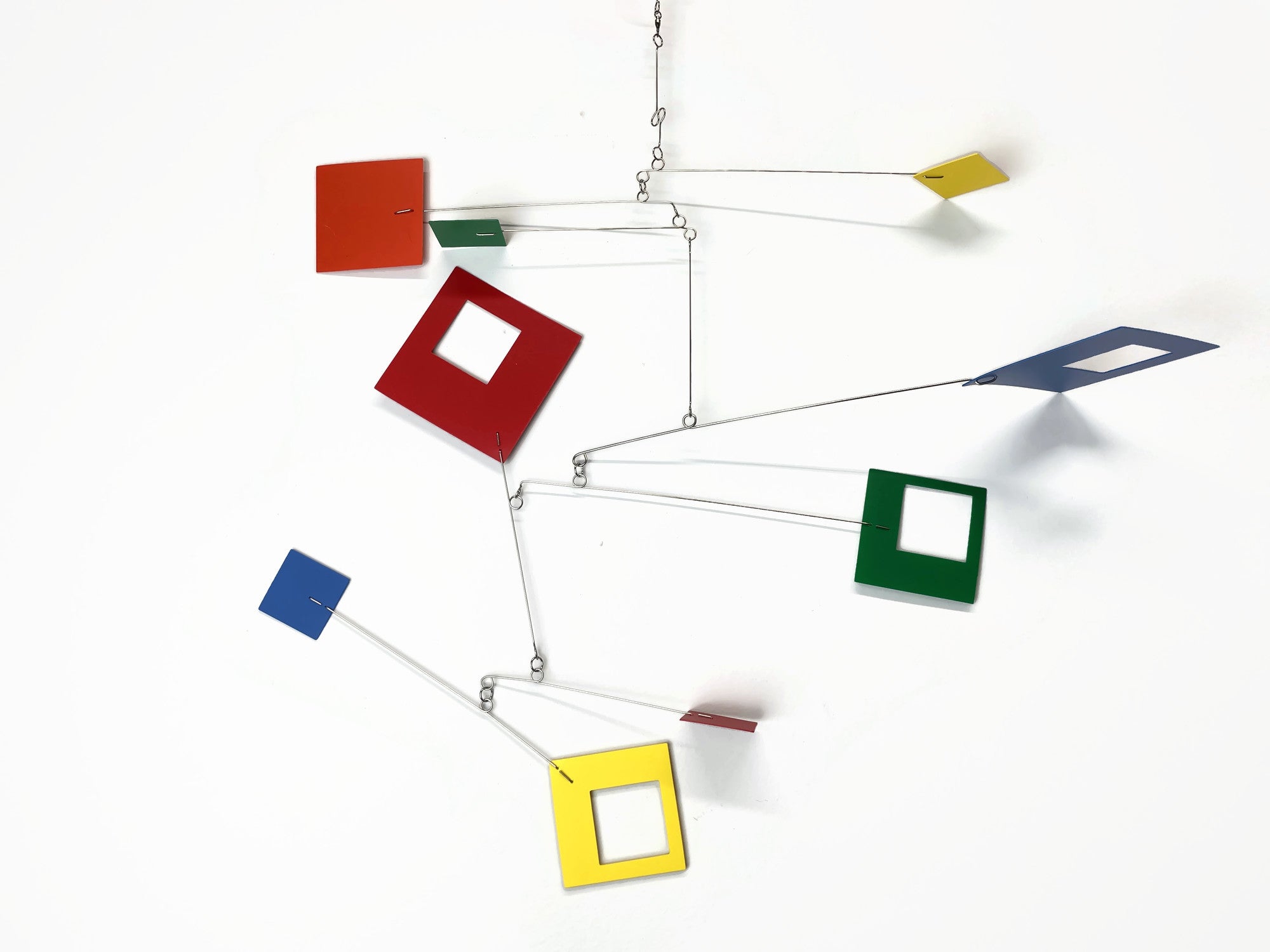 Art Mobile 24 x 24 For View From Below Hoshi Style Modern Kinetic Sculpture Squares