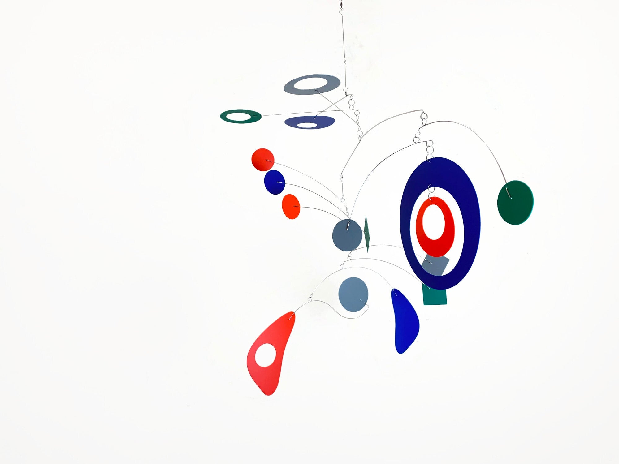 Hanging Mobile Art 30 x 26 in Space Style - Mobile for Nursery or Playroom