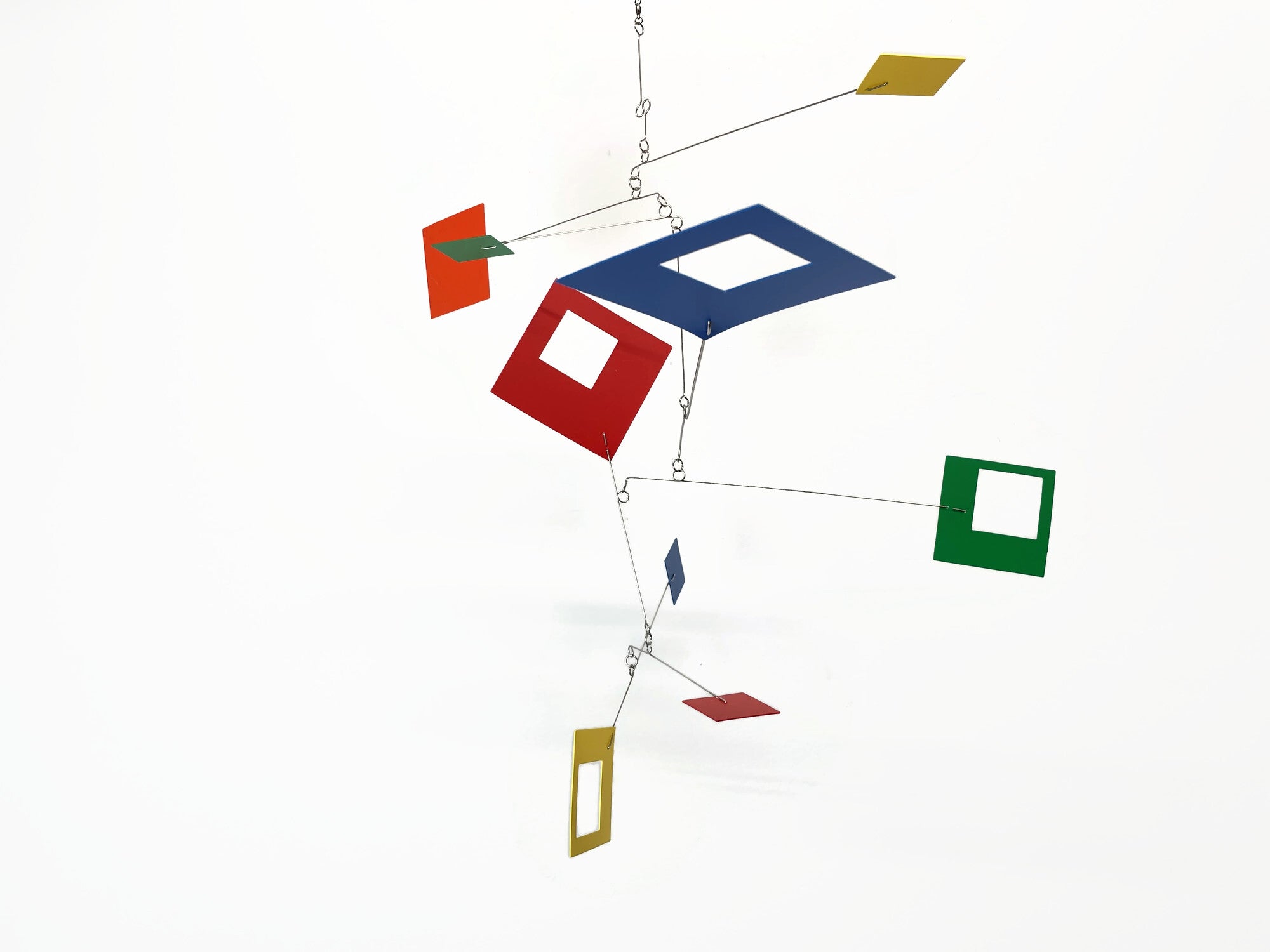 Art Mobile 24 x 24 For View From Below Hoshi Style Modern Kinetic Sculpture Squares