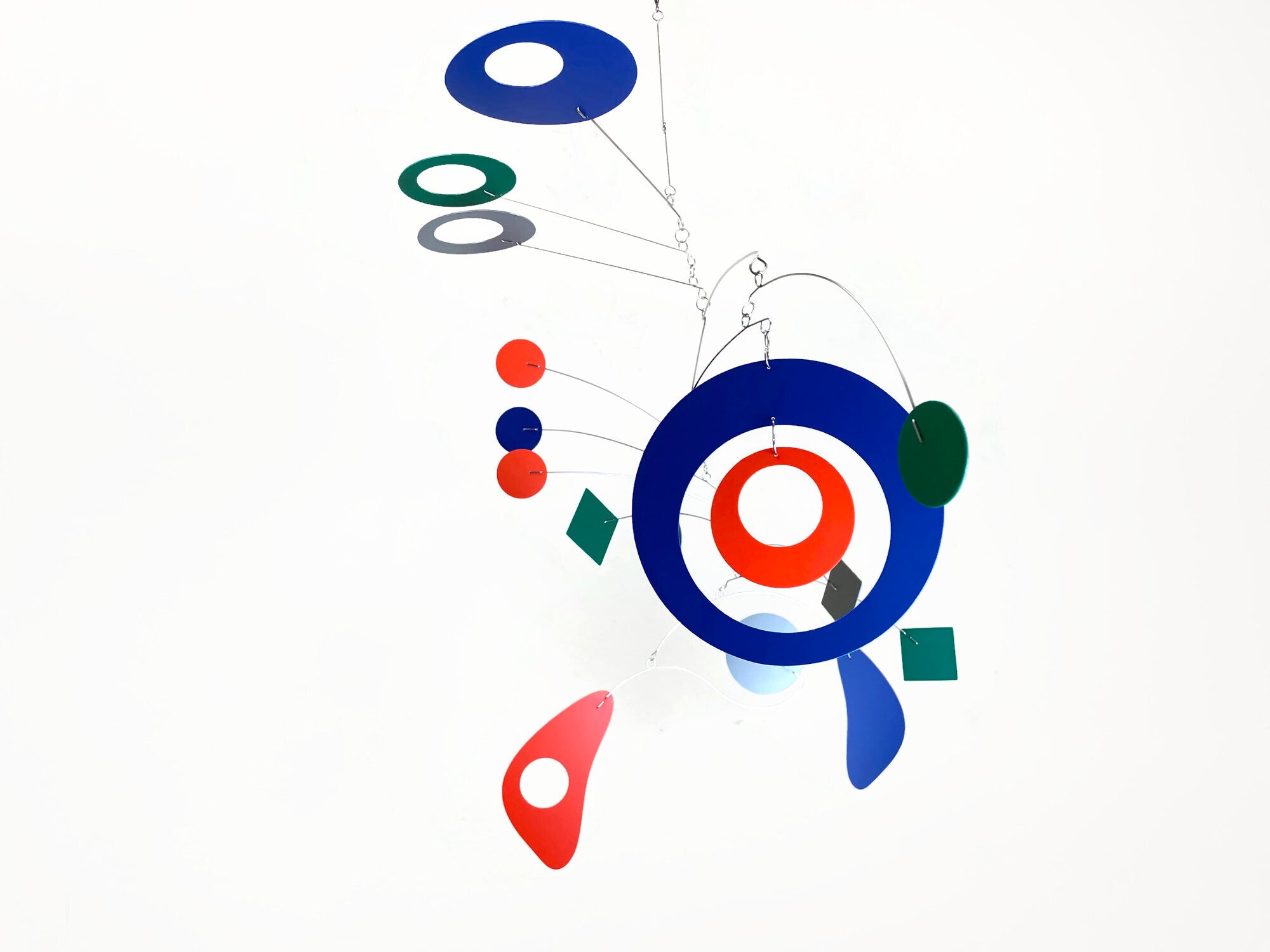 Hanging Mobile Art 30 x 26 in Space Style - Mobile for Nursery or Playroom