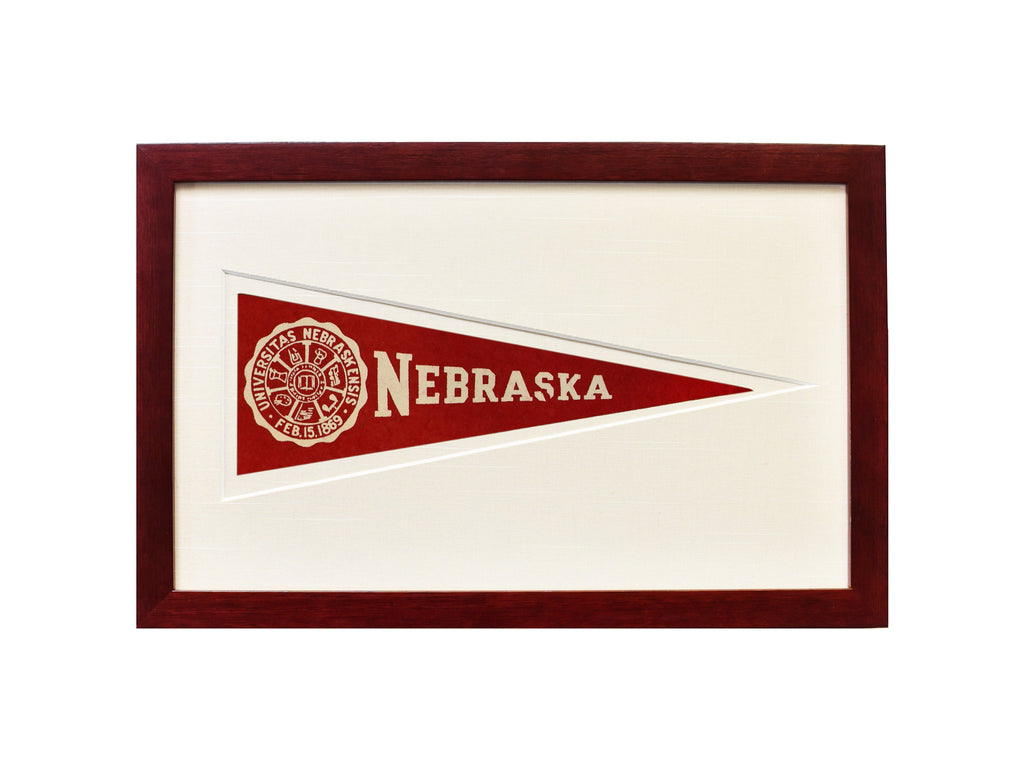 Vintage University of Nebraska Hormel Pennant