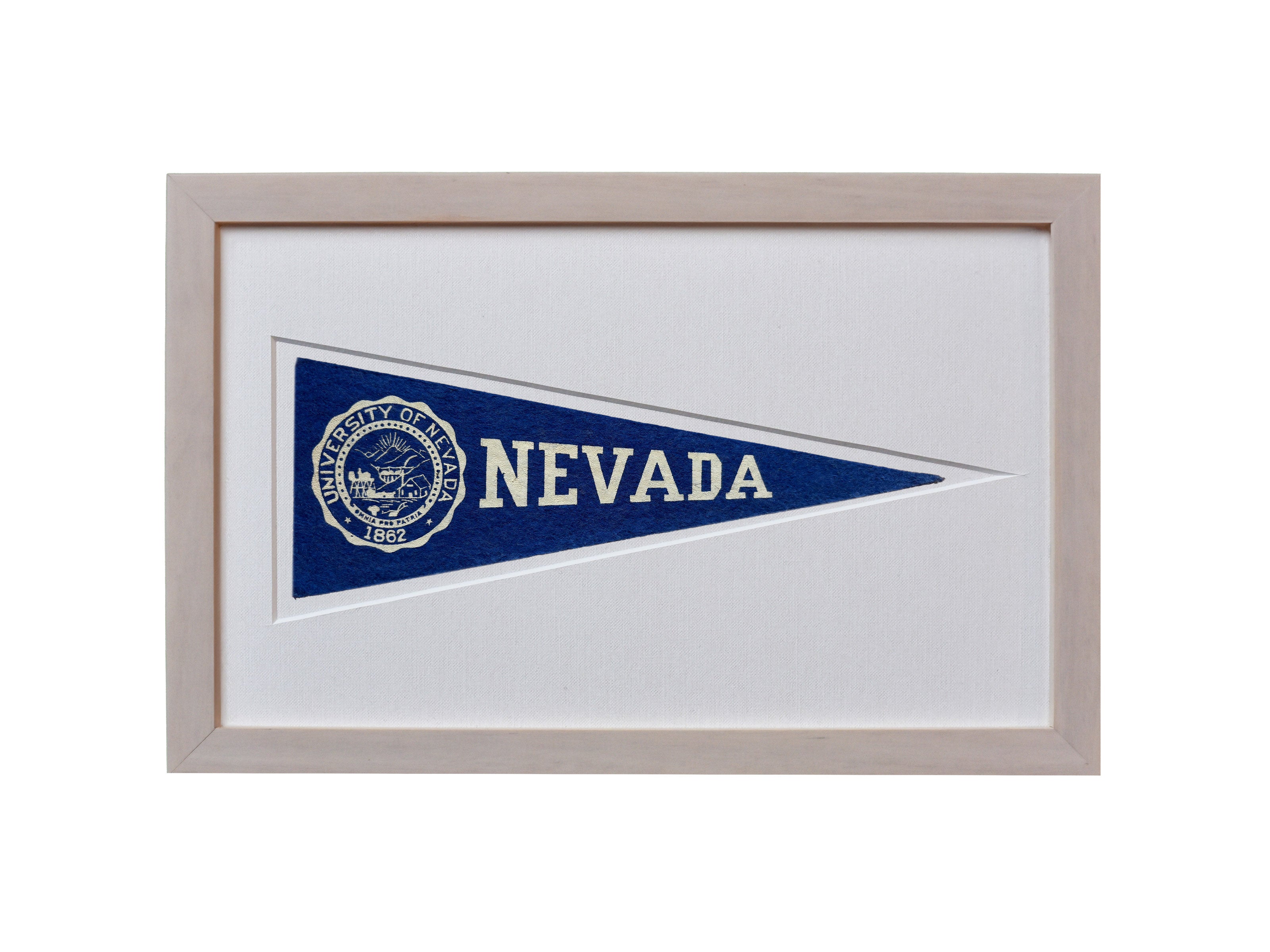 Vintage University of Nevada Hormel Pennant