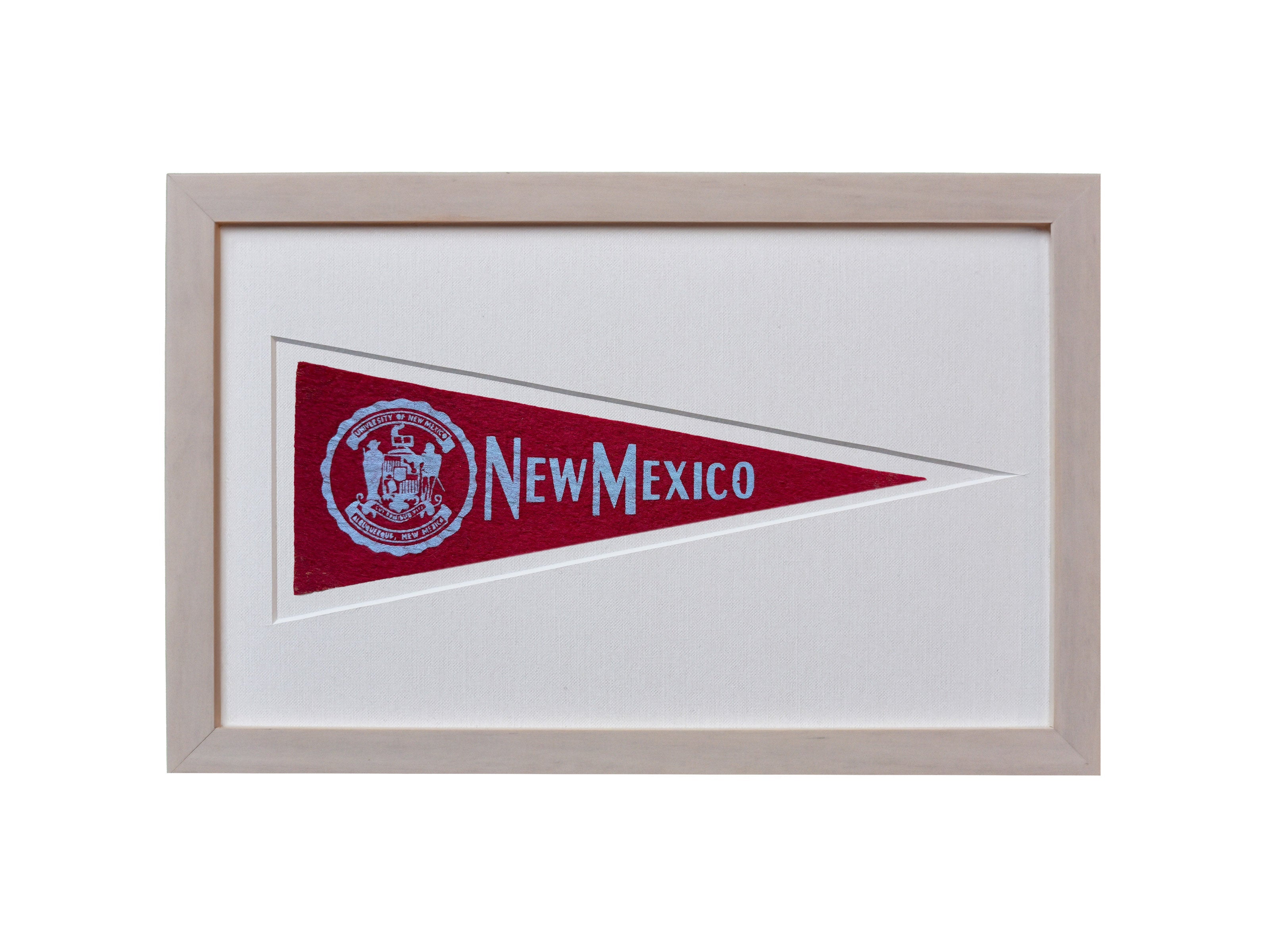Vintage University of New Mexico Hormel Pennant