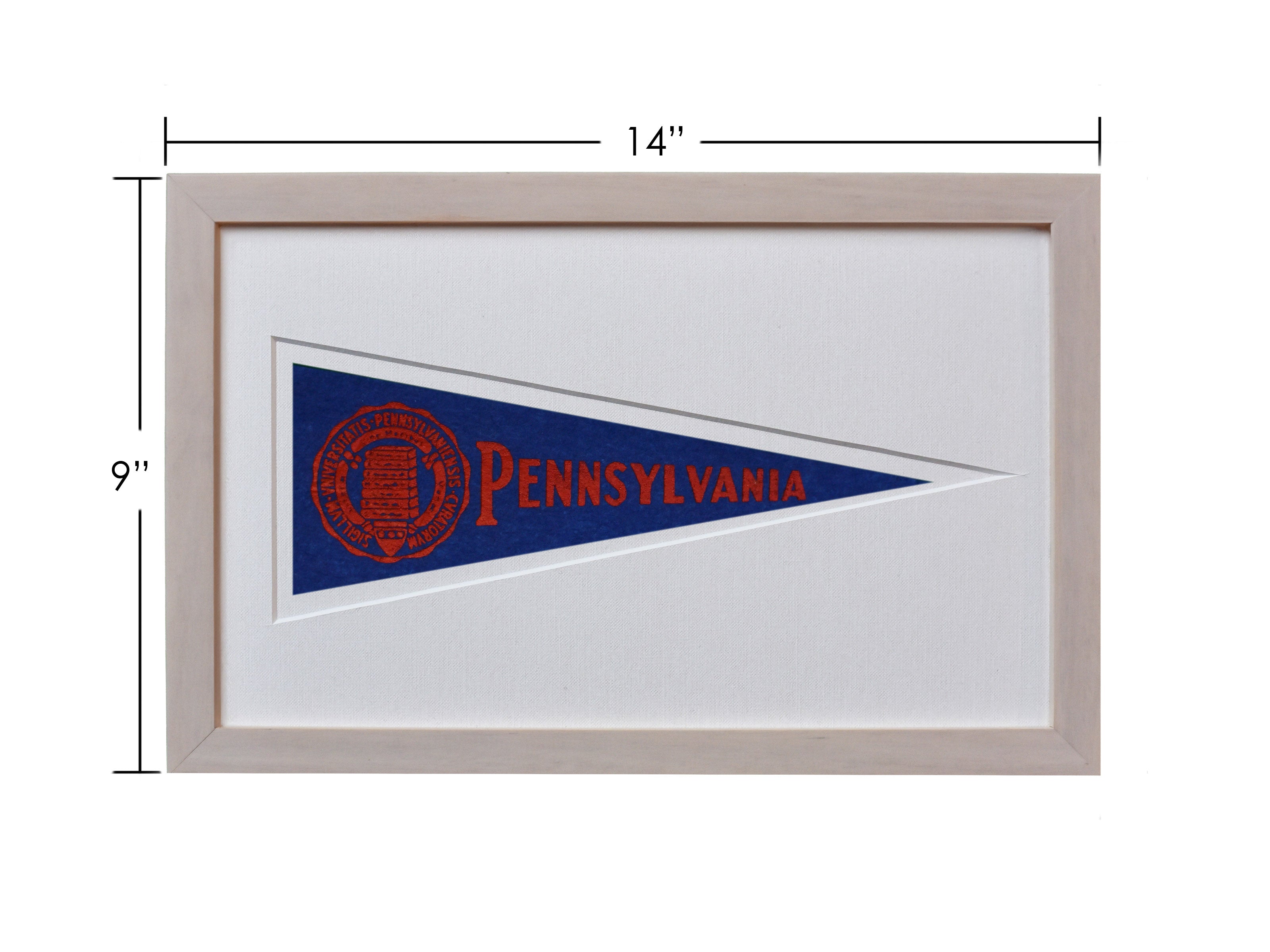 Vintage University of Pennsylvania Hormel Pennant