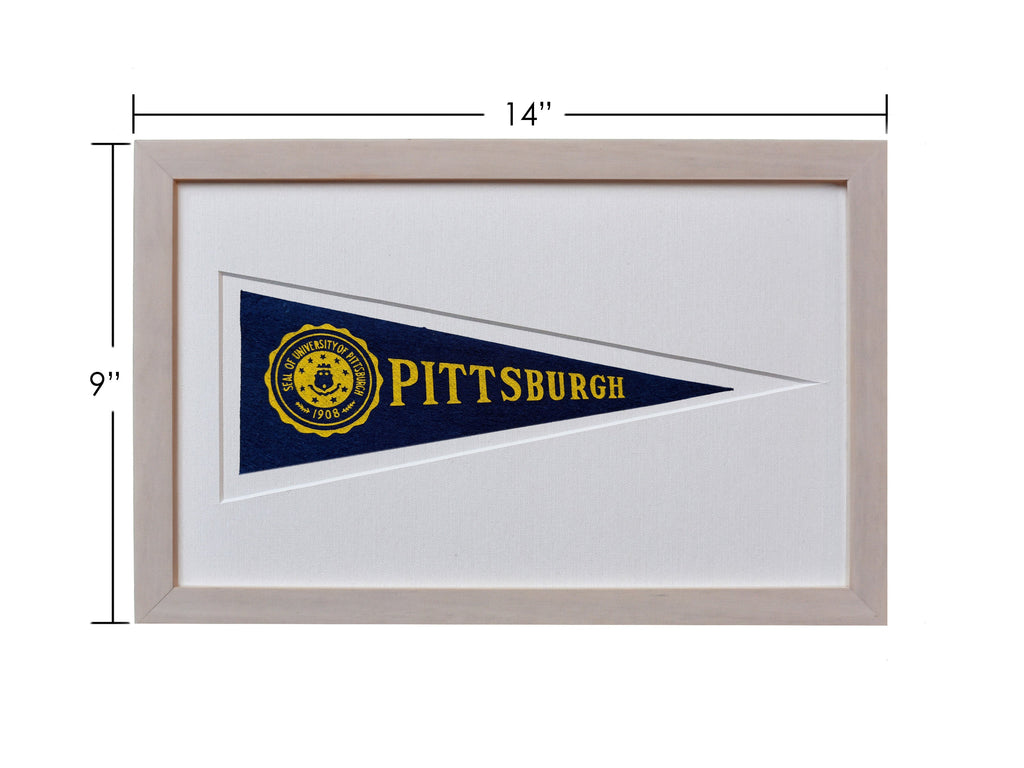 Vintage University of Pittsburgh Hormel Pennant