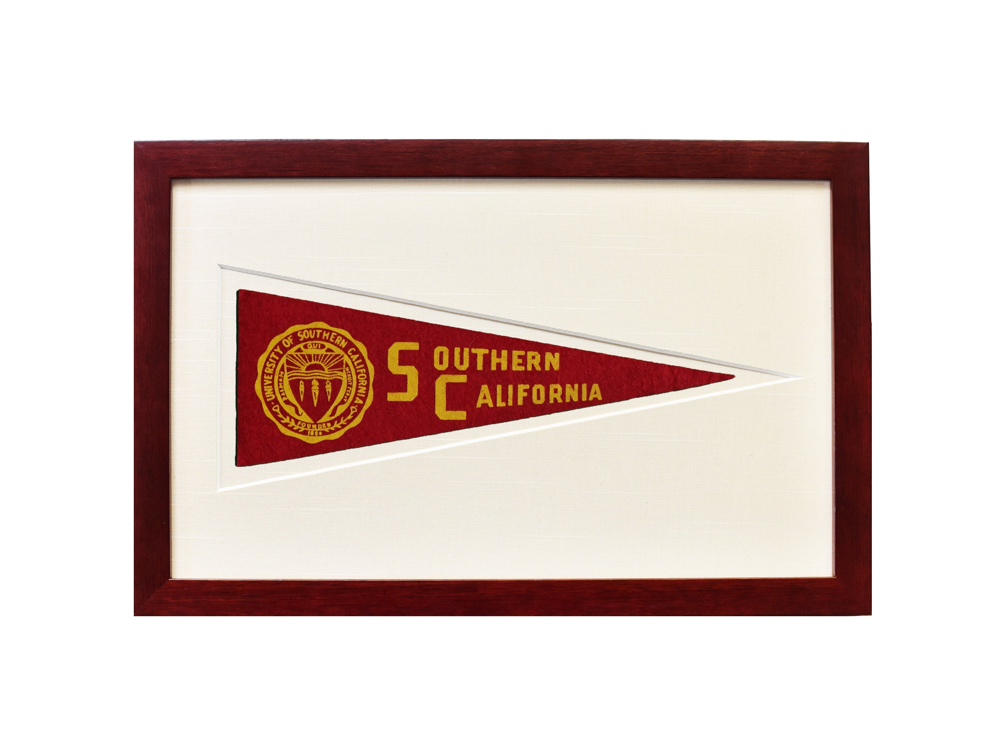 Vintage University of Southern California Hormel Pennant