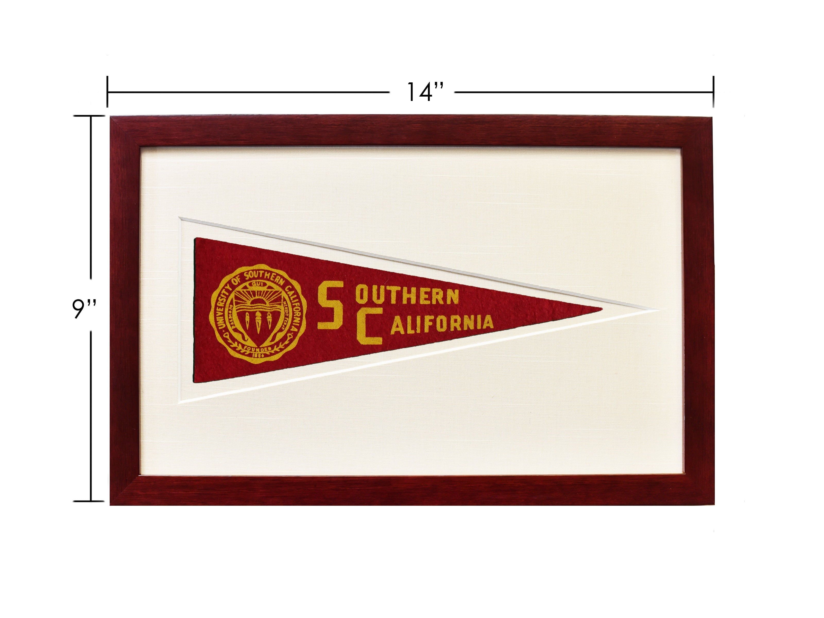 Vintage University of Southern California Hormel Pennant