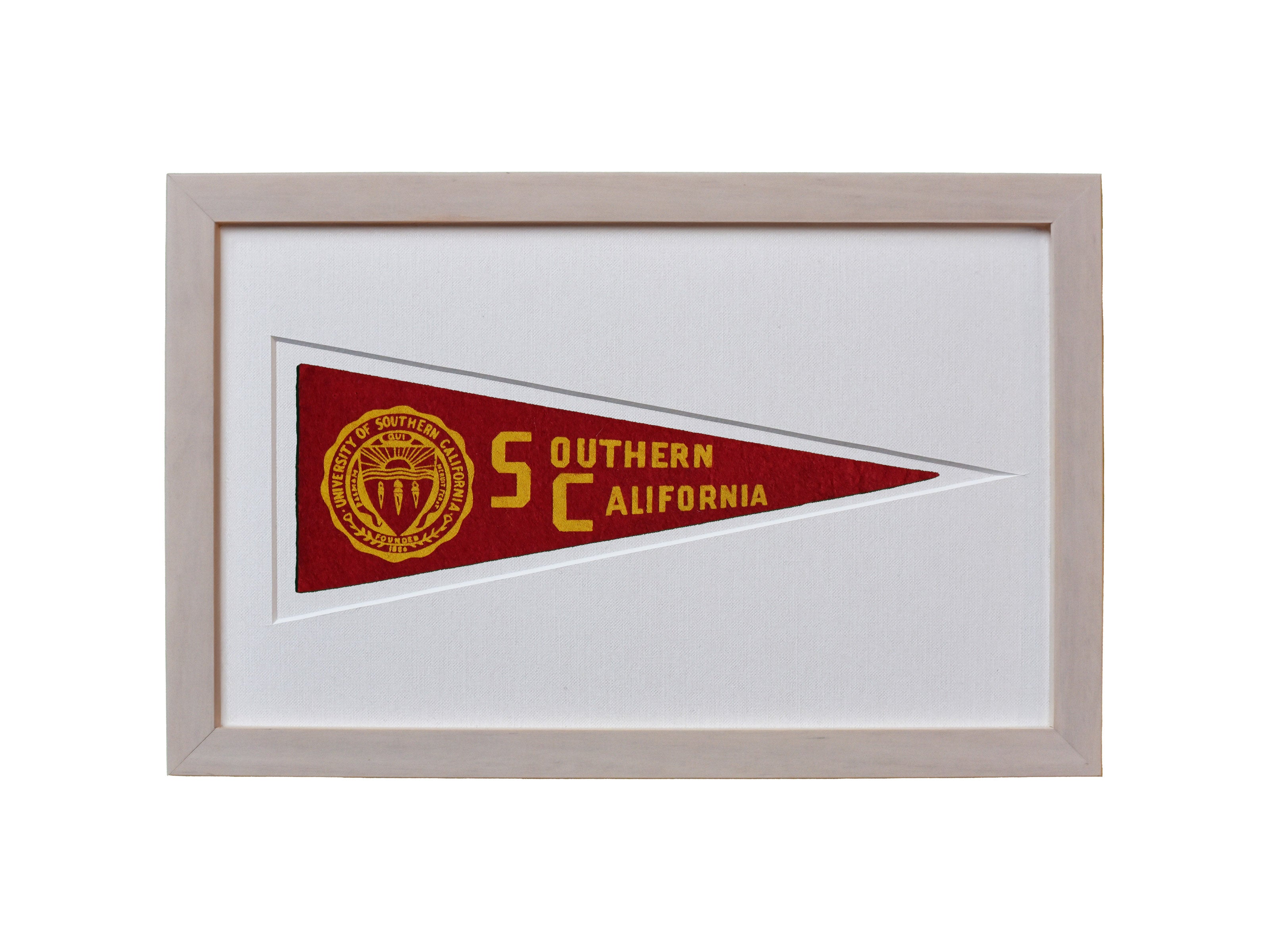 Vintage University of Southern California Hormel Pennant