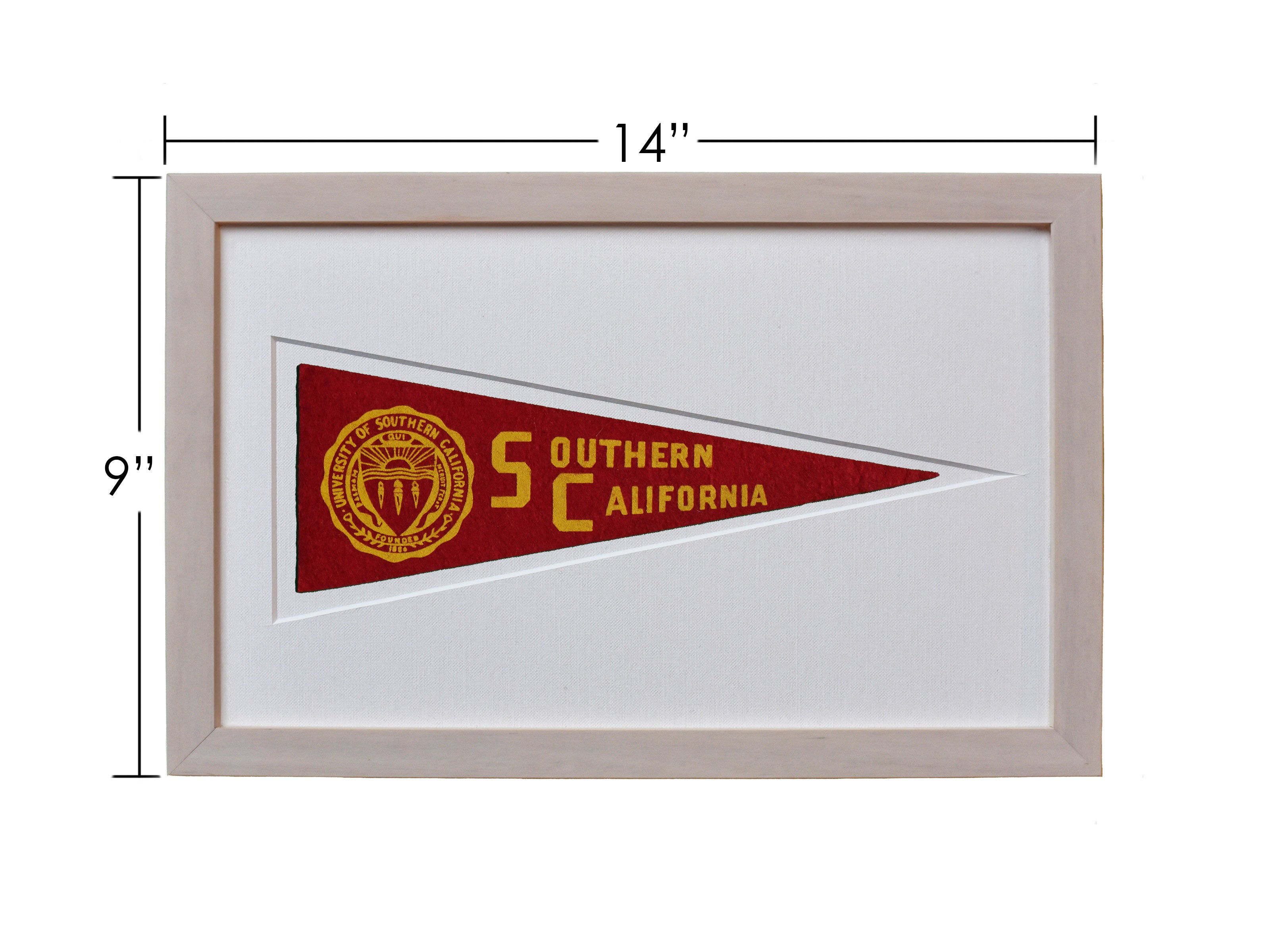 Vintage University of Southern California Hormel Pennant